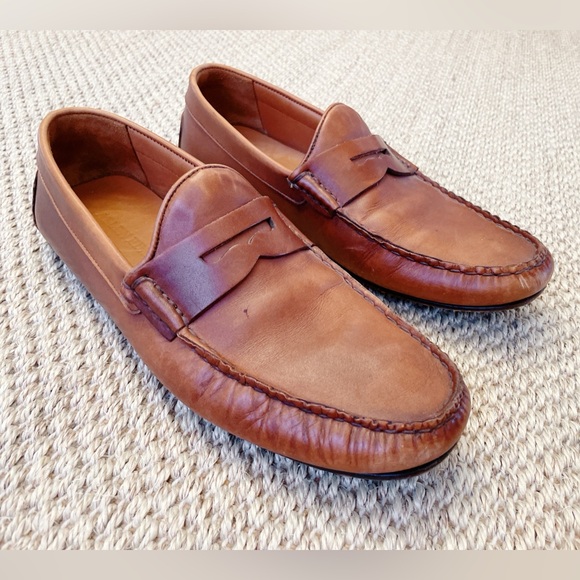 Allen Edmonds Other - Allen Edmonds Super Sport Moc Toe Penny Loafer Datk Chili Leather Size 10.5